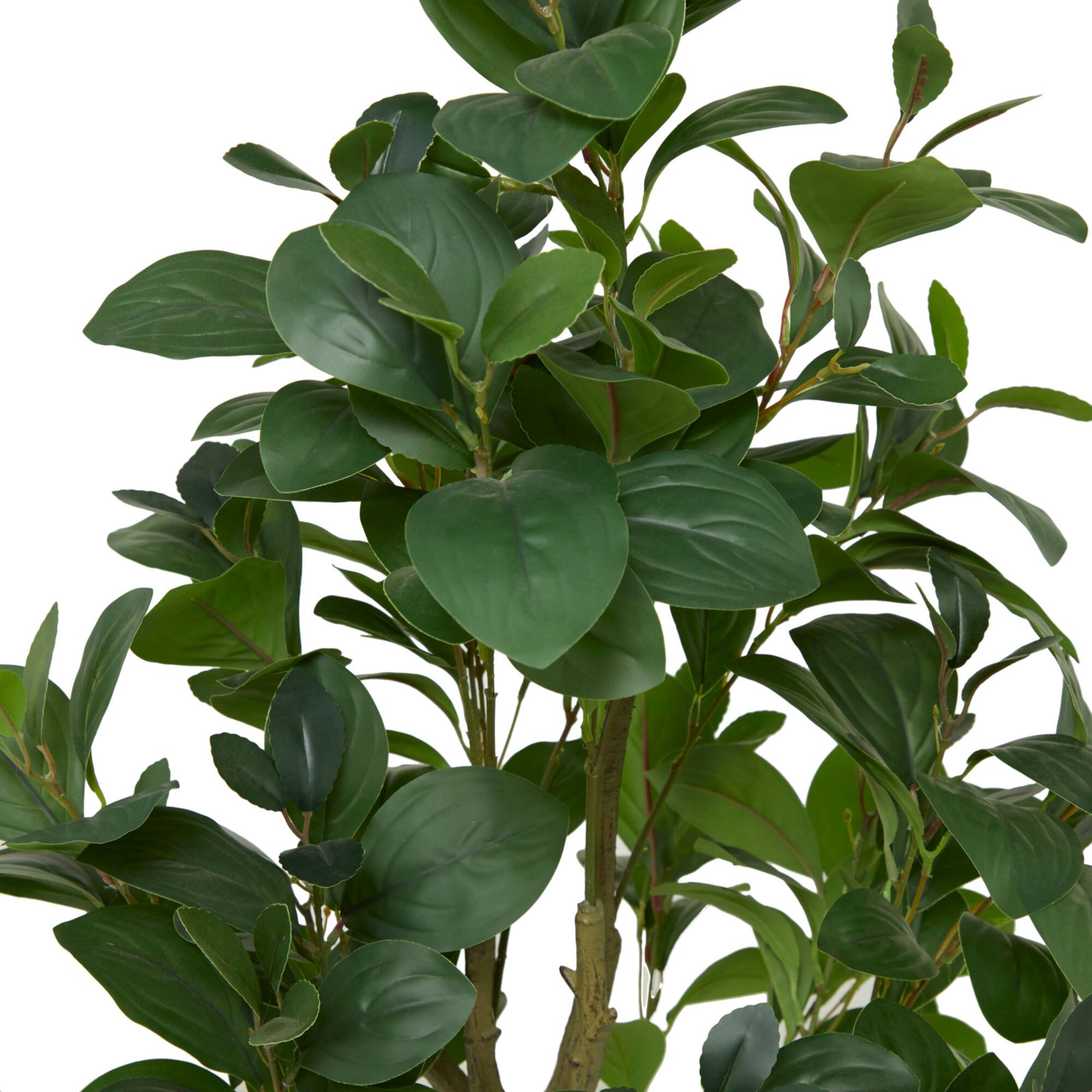 45" Green Vinyl Contemporary Potted Artificial Tree